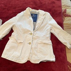 American Eagle Jacket/Blazer. Size S/P. Front pockets. Couple spots. See photos